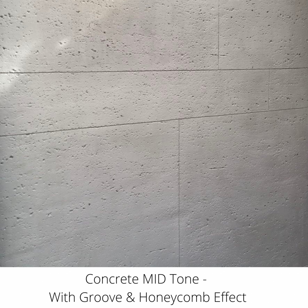Groove-and-honeycomb-effect